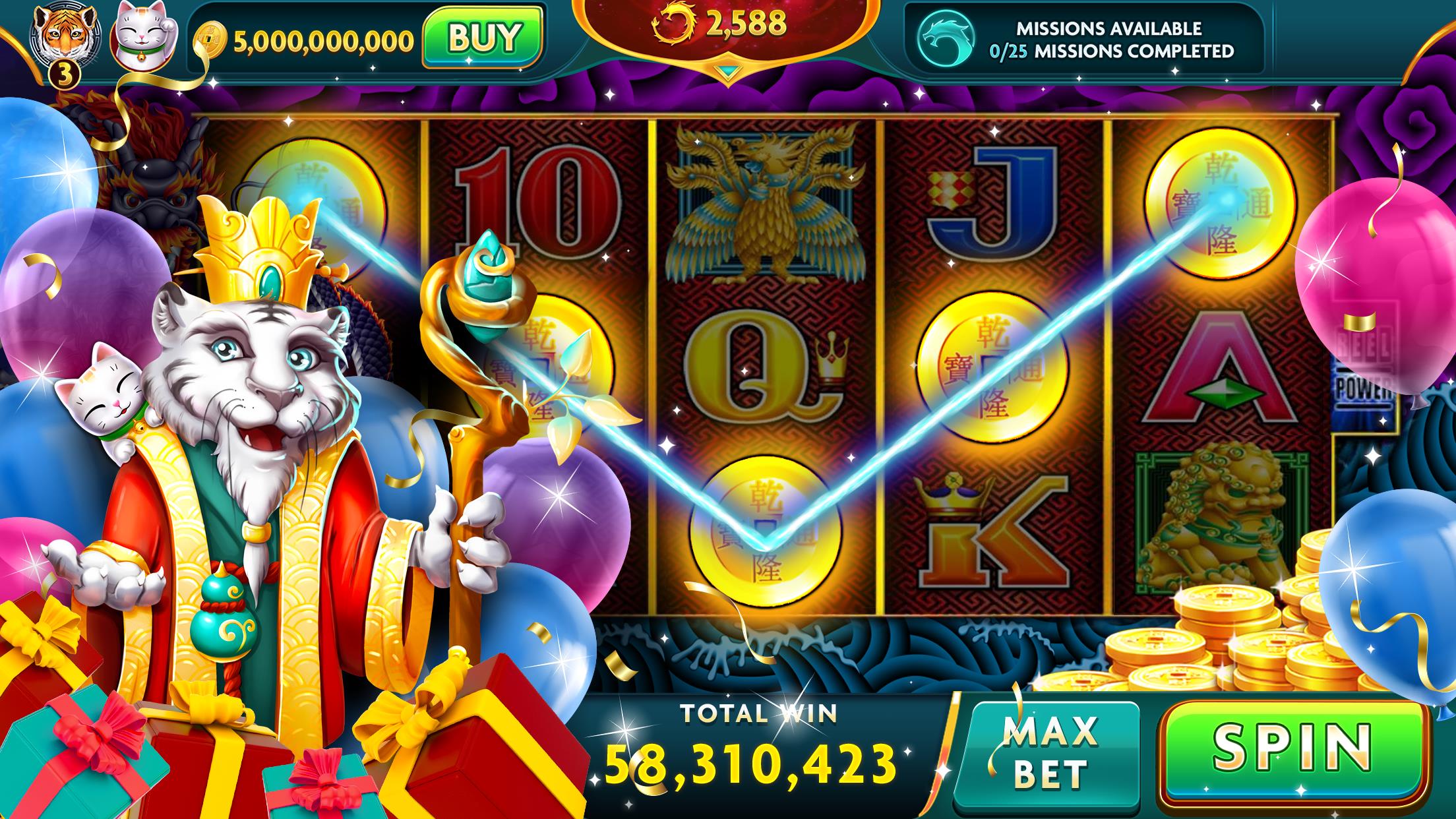 Mighty Fu Casino - Slots Game Скриншот 3