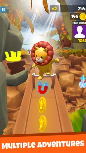 Jungle Run Animal Running Game应用截图第3张