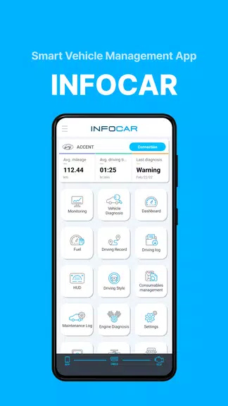 Infocar - OBD2 ELM Diagnostic ဖန်သားပြင်ဓာတ်ပုံ 1
