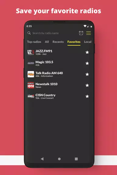 Radio Canada: Online FM Radio ဖန်သားပြင်ဓာတ်ပုံ 2