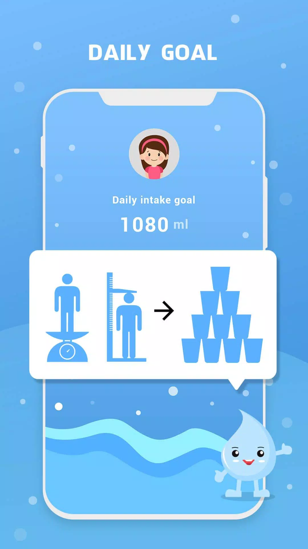 Schermata Water Reminder - Remind Drink 3