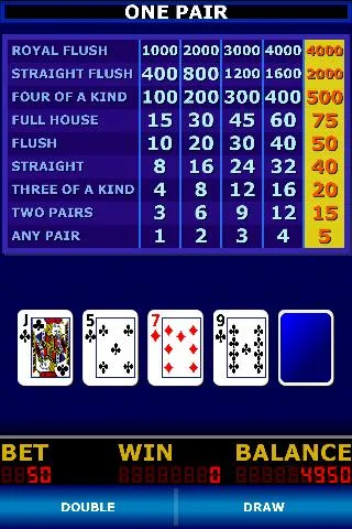 Double Down Stud Poker ဖန်သားပြင်ဓာတ်ပုံ 2