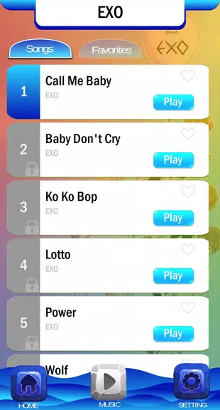 EXO Chibi Piano Tiles স্ক্রিনশট 2