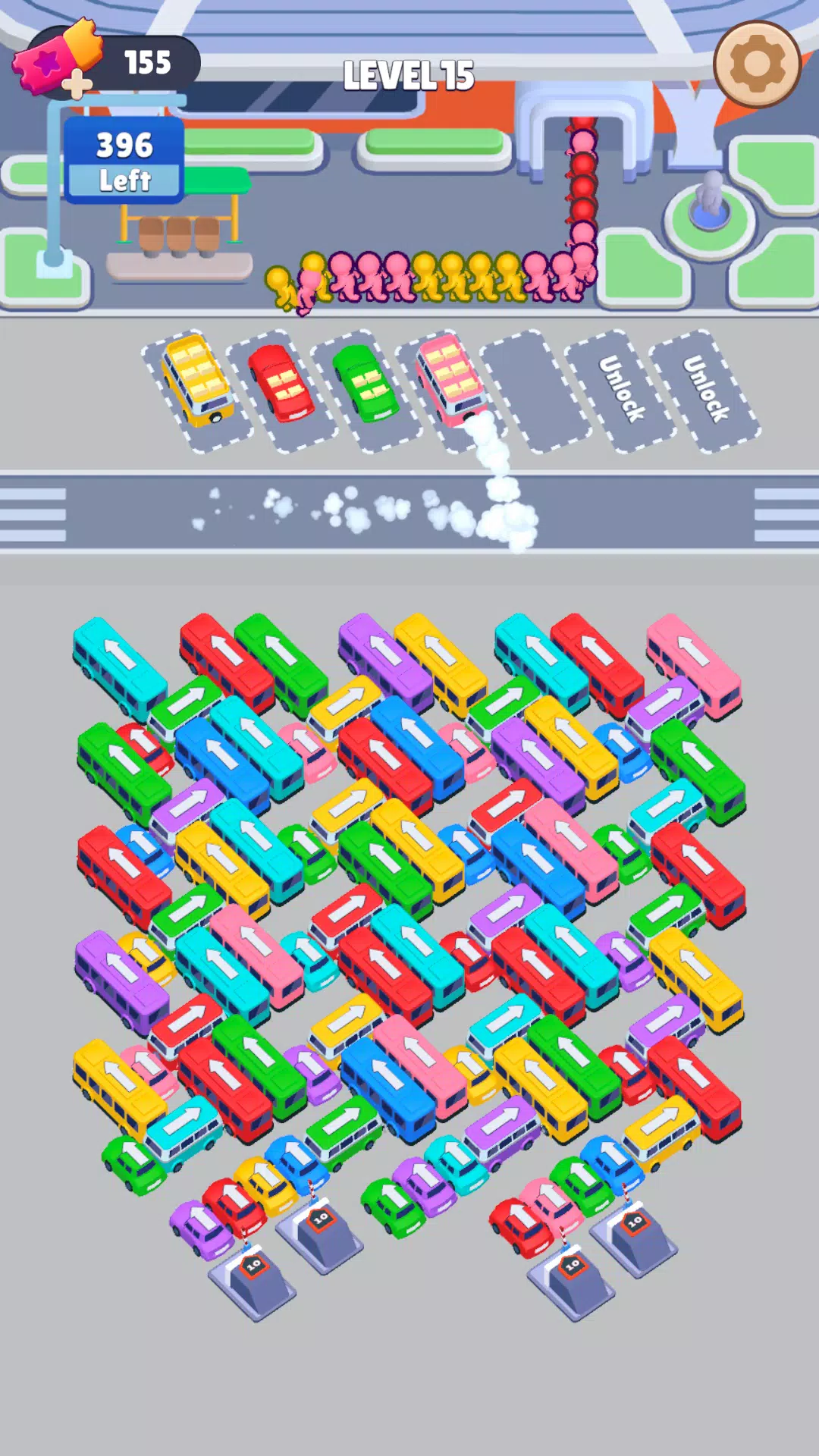 Bus Sort: Car Parking Jam Скриншот 4