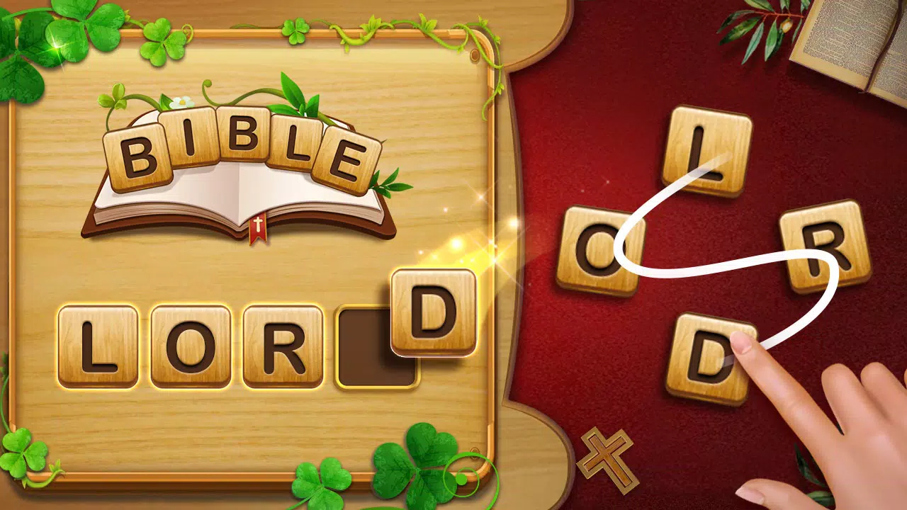 Bible Word Connect Puzzle Game Tangkapan skrin 2