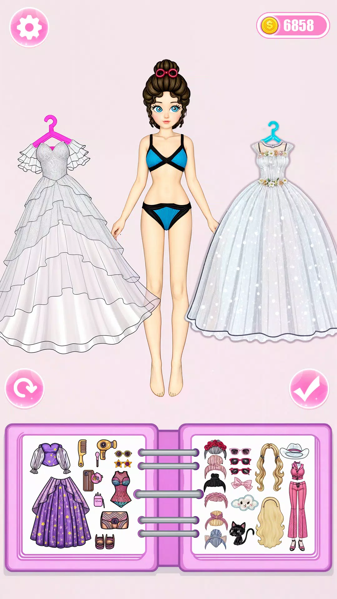 Paper Doll: Dress Up DIY Game ဖန်သားပြင်ဓာတ်ပုံ 2