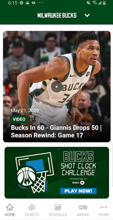 Bucks & Fiserv Forum App Captura de pantalla 1