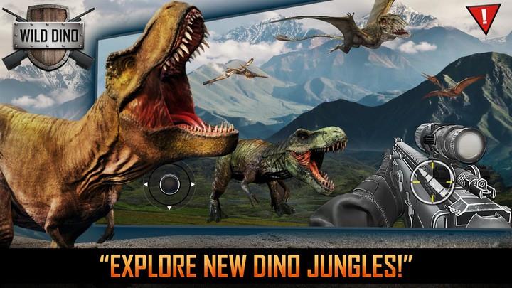 Real Dinosaur Shooting Games Captura de tela 2