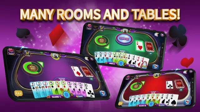 Gin Rummy Elite: Online Game Zrzut ekranu 3