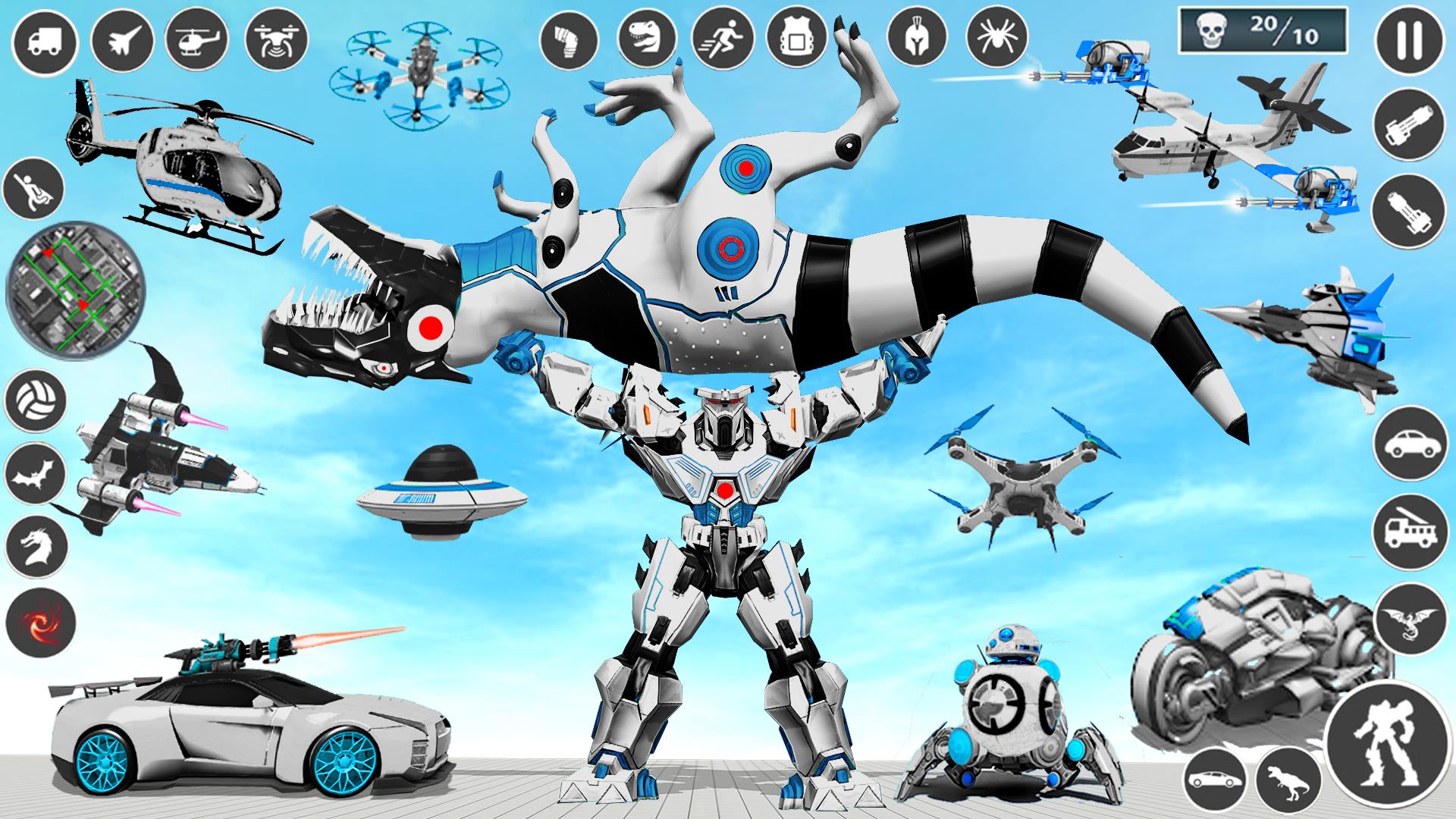 Multi Robot Car Transform Game Ảnh chụp màn hình 3