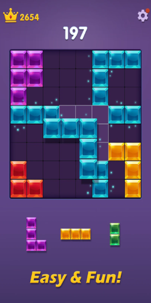 Blocks Puzzle: Gem Blast Скриншот 3