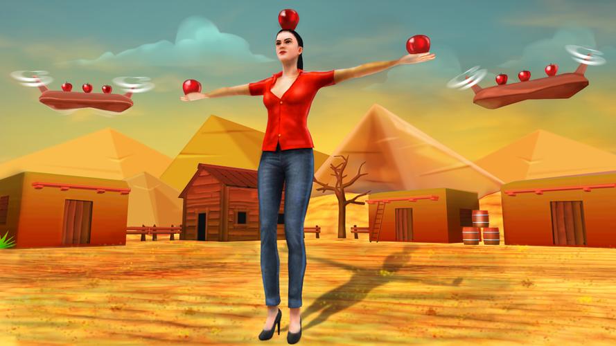 Apple Shooter Game - 3D Captura de pantalla 3