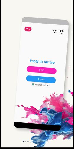 Footy tic tac toe 스크린샷 1