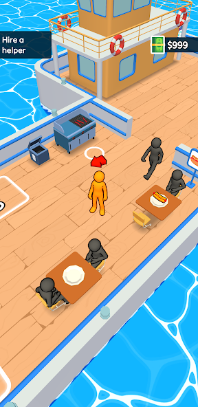 Boat Venture: Idle Manager Mod स्क्रीनशॉट 1
