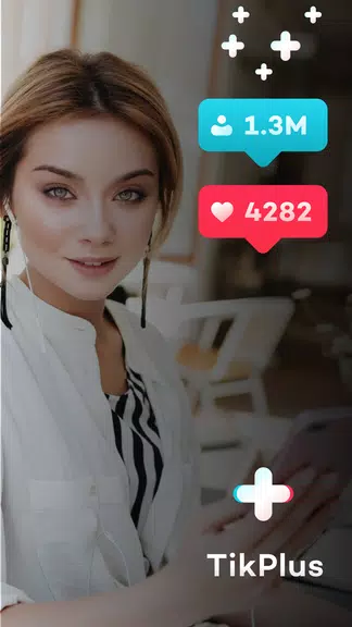 TikPlus for social profiles, likes and fans Schermafbeelding 1