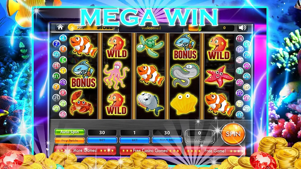 Dolphin Slots: Big fortune Capture d'écran 1