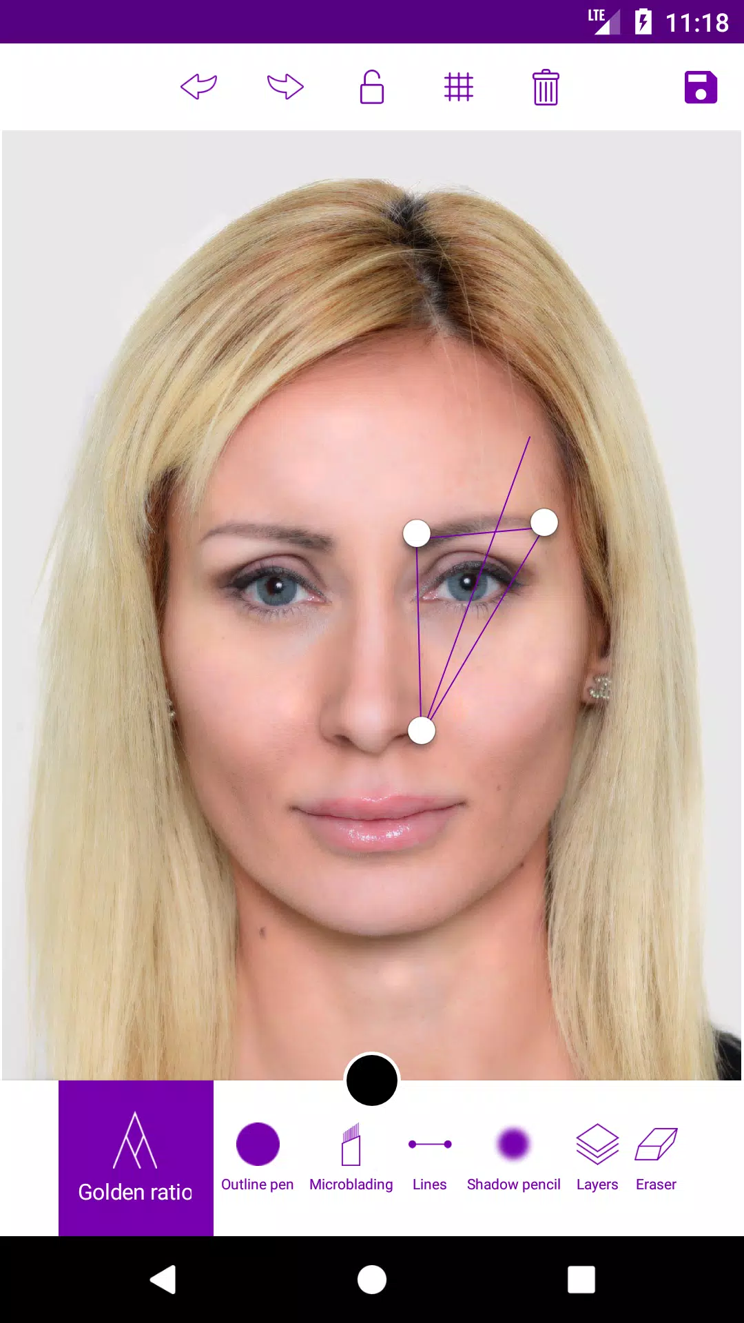 Microblading App Zrzut ekranu 2