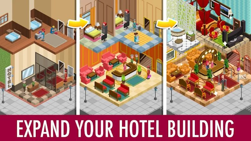 Hotel Tycoon Empire: Idle game Zrzut ekranu 4