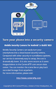 Mobile Security Camera (FTP) Скриншот 1