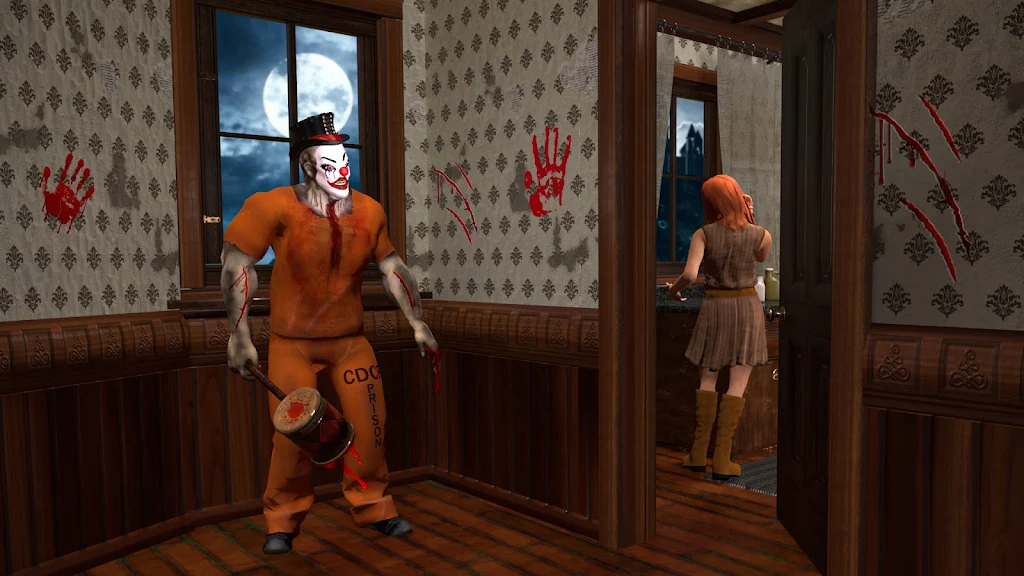 Joker Game: Scary Horror Clown Captura de tela 3