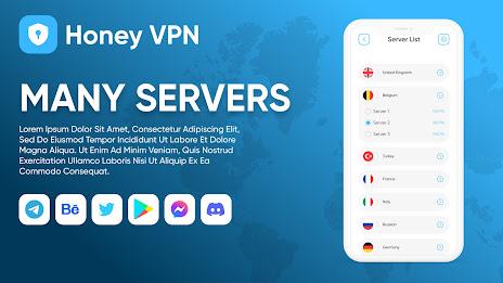 Honey VPN - Fast & Secure Captura de tela 3