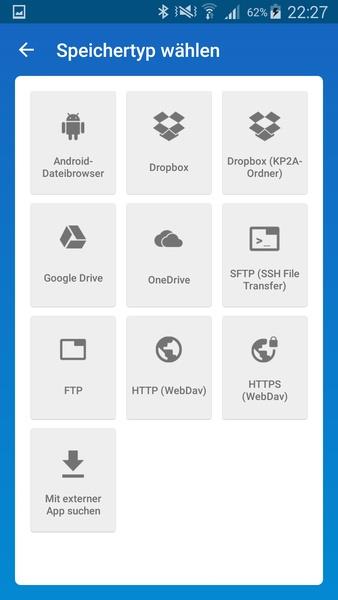 Keepass2Android スクリーンショット 2