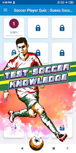 soccer player quiz Captura de tela 2