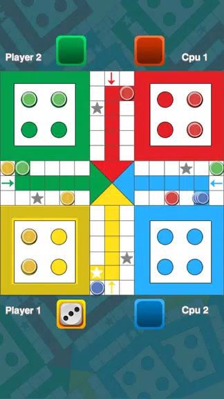 Ludo Classic Guru : Board Game Tangkapan skrin 1