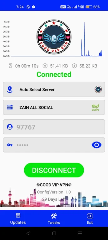 GOOD VIP VPN Captura de pantalla 4
