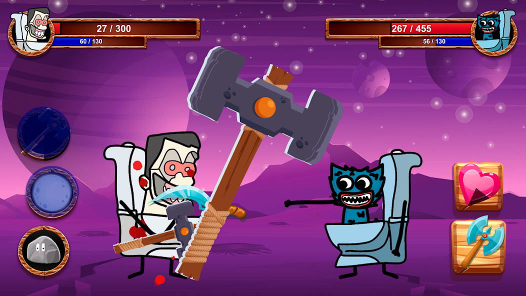 Cartoon Battle Mod Captura de tela 2