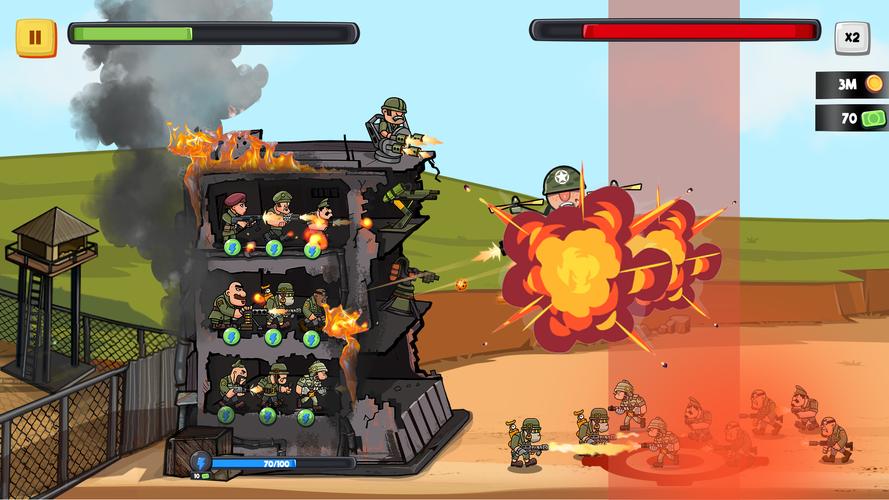 World War Army Defense: TD WW2 Capture d'écran 1