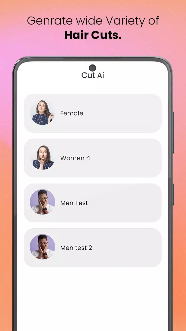 CutAI - AI Hair Style Changer Capture d'écran 2