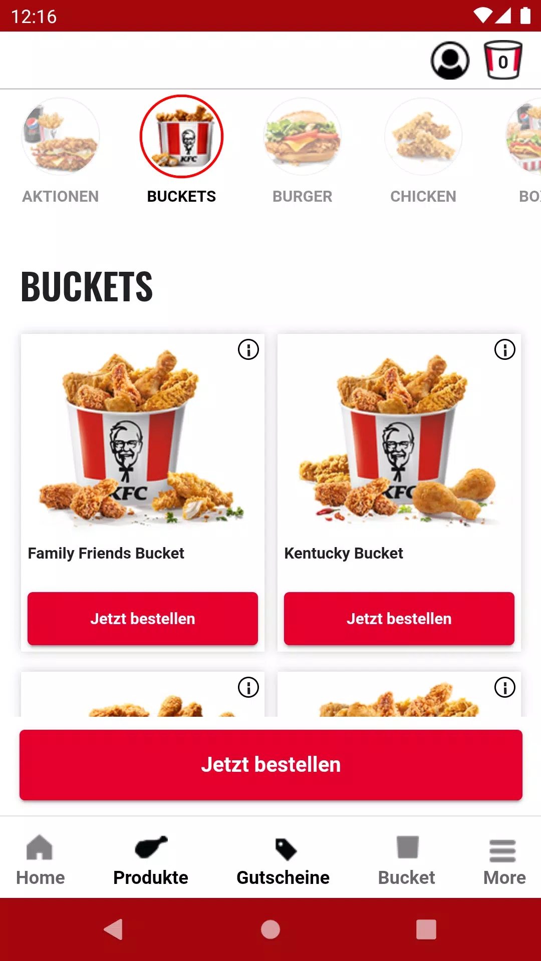KFC Captura de pantalla 2