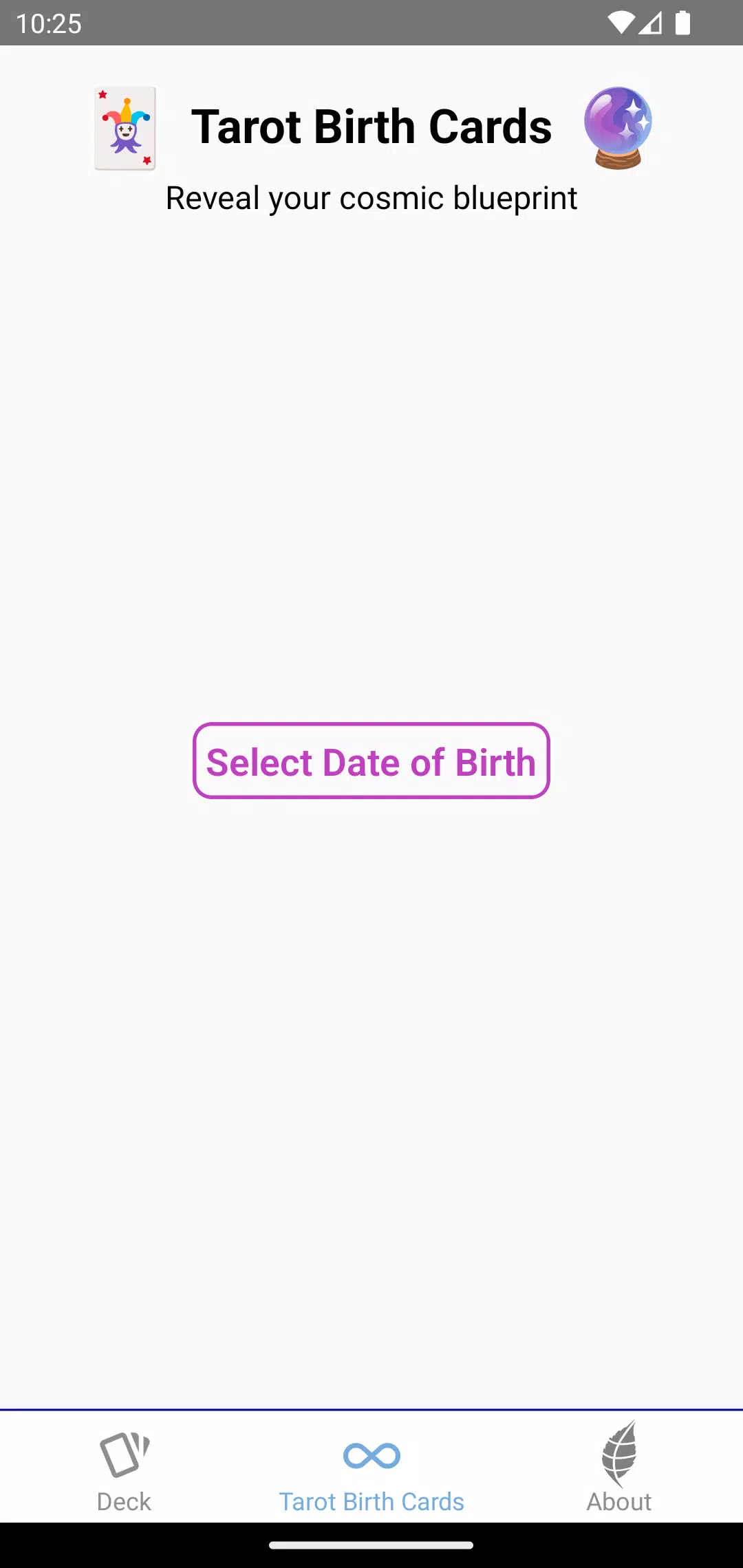 Tarot Birth Cards应用截图第1张