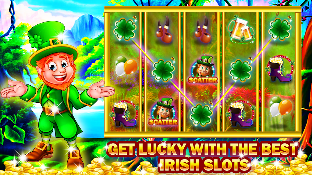 Gold Irish Slots Machines Tangkapan skrin 1