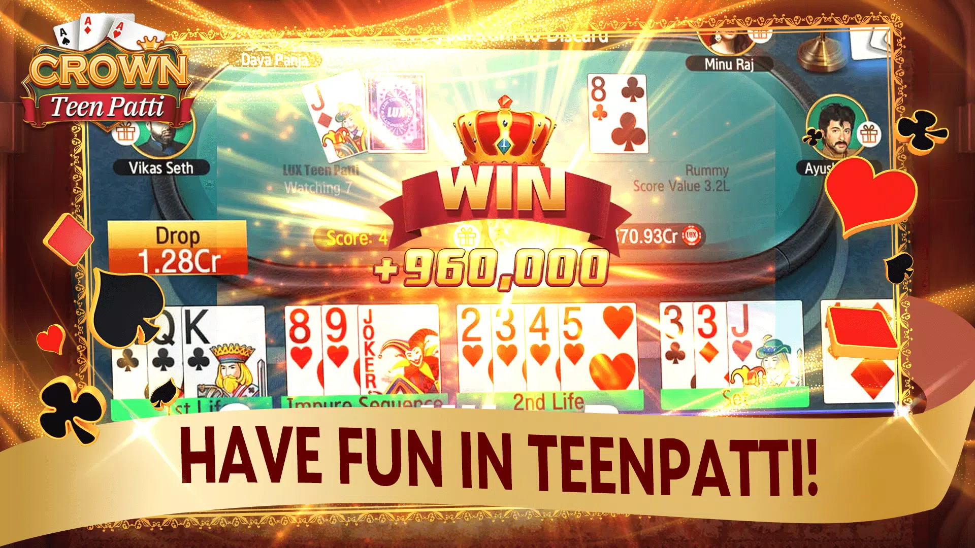 Teen Patti Crown 스크린샷 1