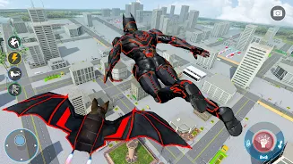 Flying Bat Robot Car Transform スクリーンショット 1