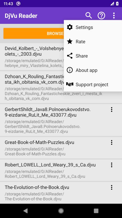 DjVu-Reader & Viewer Screenshot 2