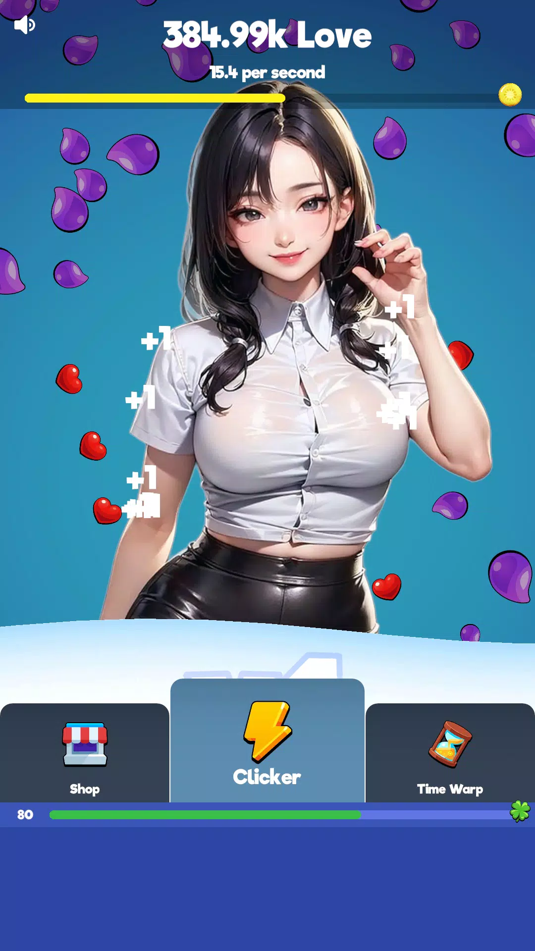 Sexy touch girls: idle clicker Screenshot 3