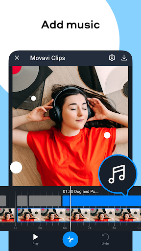 Movavi Clips Video Editor ဖန်သားပြင်ဓာတ်ပုံ 1