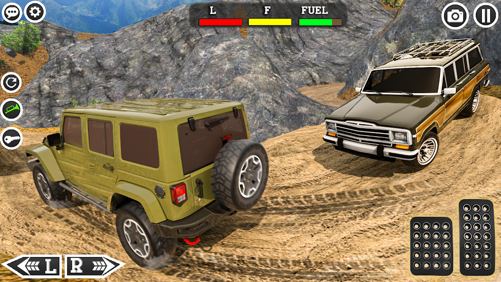 4x4 Mountain Climb Car Games Captura de pantalla 3