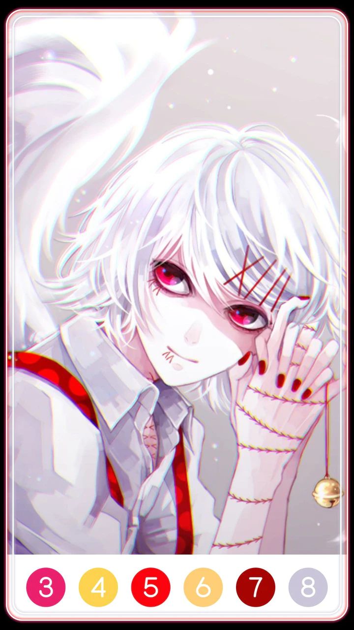 Tokyo Ghoul Paint by Number स्क्रीनशॉट 1