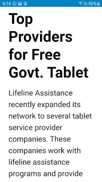 Free Government Tablets應用截圖第2張