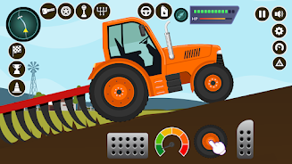 Farm Tractors Dinosaurs Games 스크린샷 4