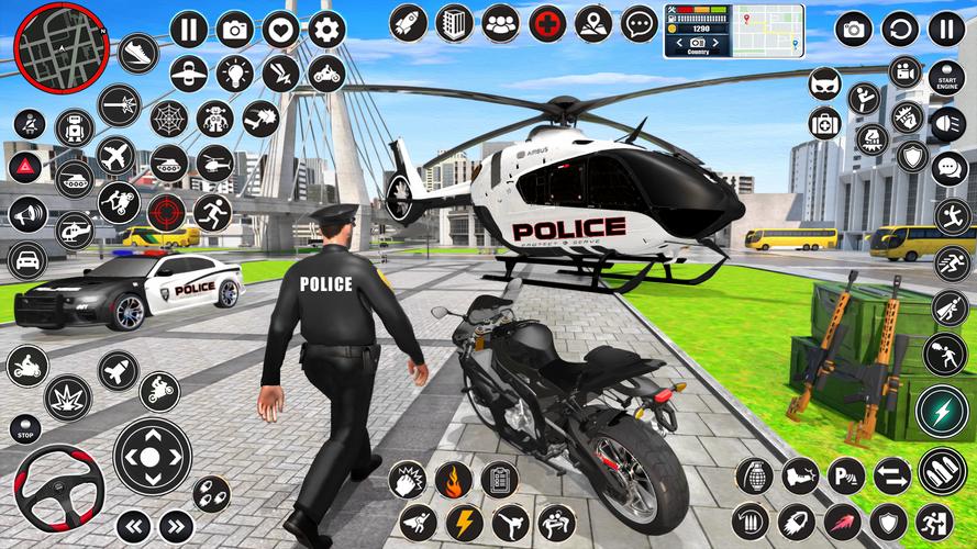 Police Game Transport Truck Capture d'écran 4