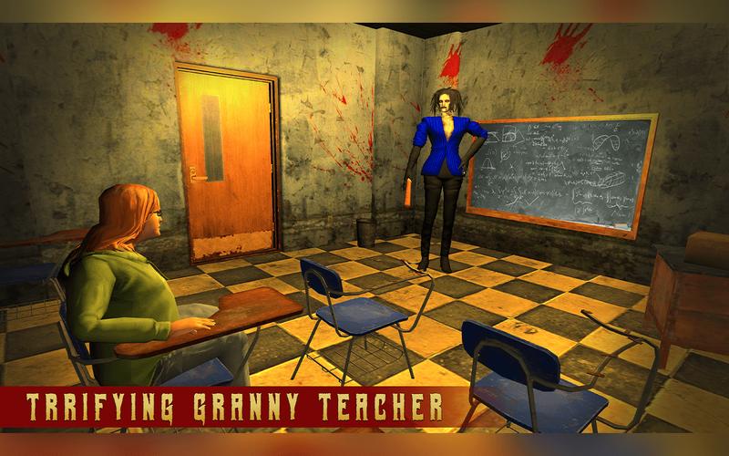 Terrifying Teacher Granny Game Ảnh chụp màn hình 1