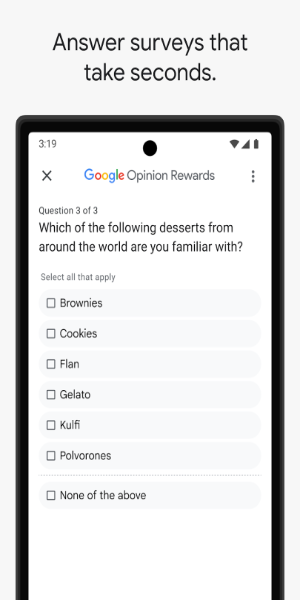 Google Opinion Rewards Tangkapan skrin 2