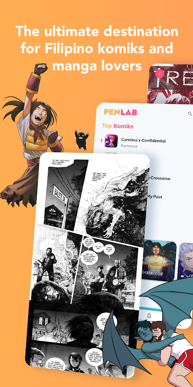 Penlab - Comics Manga Webtoons Schermafbeelding 2