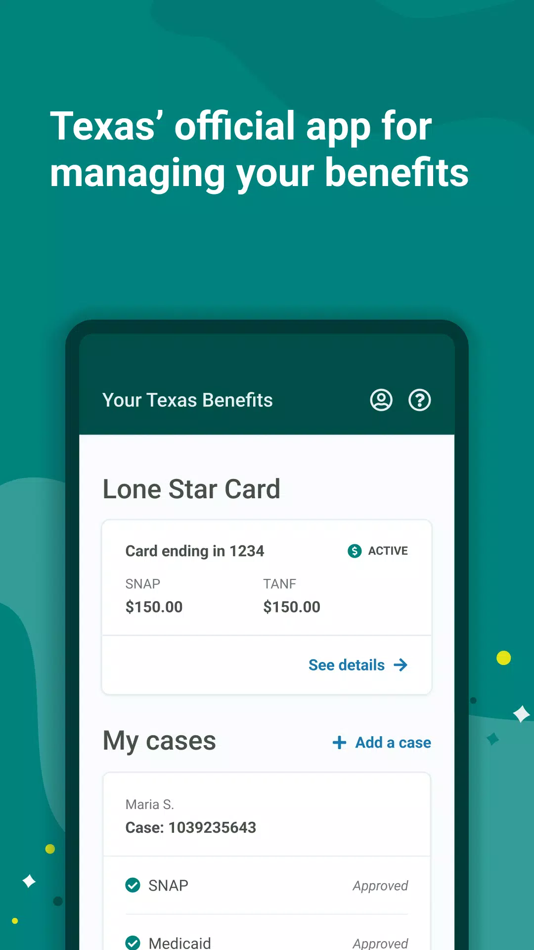 Your Texas Benefits Ekran Görüntüsü 1