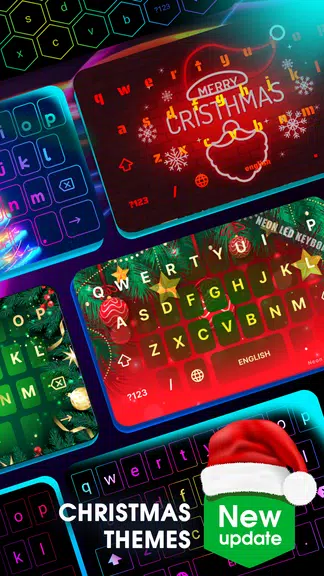 Neon LED Keyboard: RGB & Emoji Screenshot 3